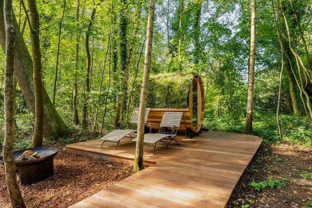 Luxe Met Sauna In Oase Rust Chalet